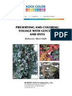 Preserving Foliage With Glycerin Ref 420v8 PDF