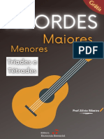 Acordes Maiores e Menores Violão Prof. Silvio Ribeiro