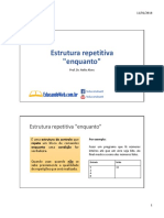 Estruturas repetitivas enquanto, para e faça-enquanto em C