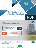 2.5. Qui tắc dây chuyền (Đạo hàm hàm hợp)