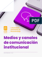 Manual Medios - y - Canales - de - Comunicacion - Institucional - Unab PDF