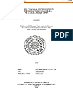 Analisis Financial Distress Dengan Metode Zmijewski X-Score Pada PT Garuda Madju Cipta