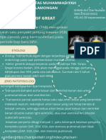 Transposition of The Great Arteri