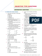 Additional Objective Type Question