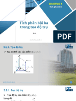 3.6. Tích phân bội ba trong tọa độ trụ