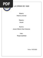 La Crisis de 1929