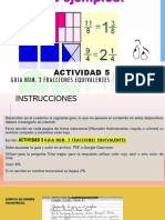 Actividad 5 Guia Num. 2 Fracciones Equivalentes 2023