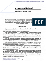 Instrumento Notarial - El - Notario - Publico