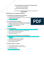 Cuestionario Sobre Negociación Por Intereses PDF