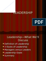 Leadership Styles