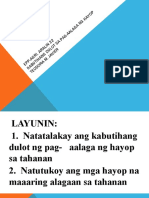 22 EPP-AGRI. Aralin 22 - Kabutihang Dulot NG Pag-Aalaga NG Hayop