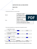 Tarea - Análisis Sintactico de Las Oraciones