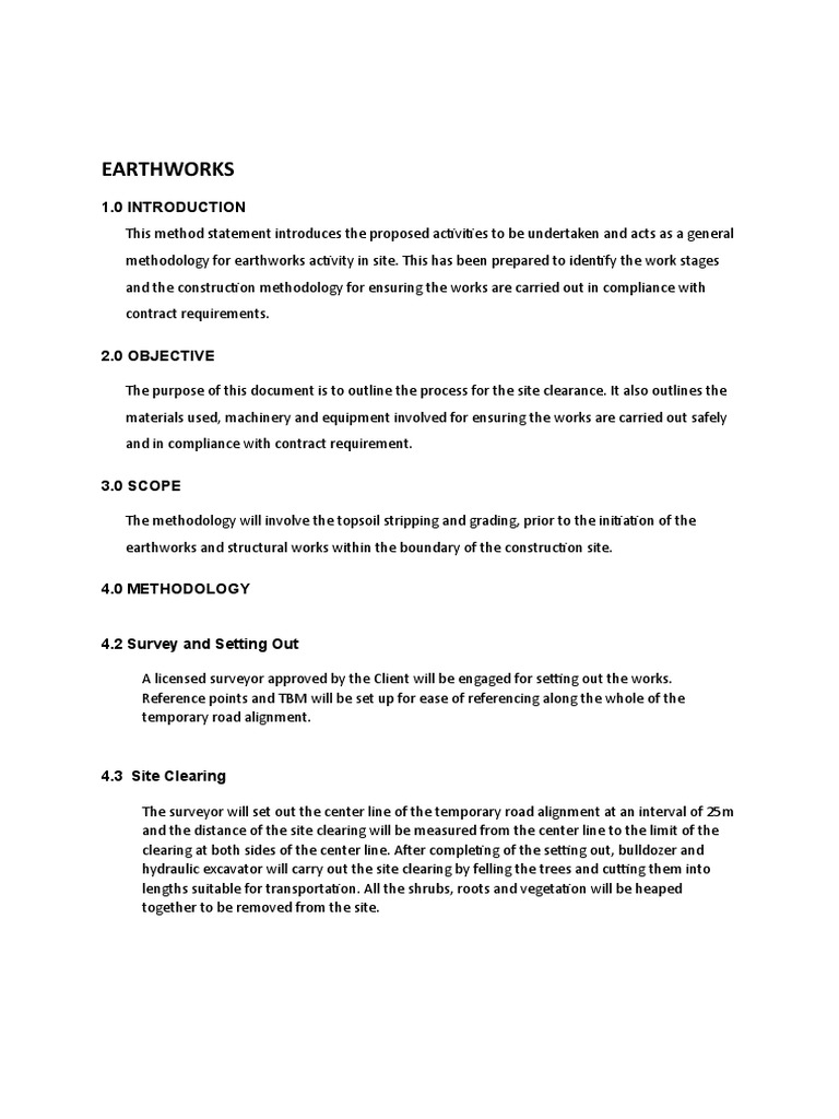 Earthworks Download Free Pdf Surveying Topsoil
