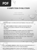 Computer Evolution