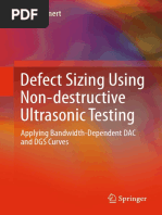 Defect Sizing Using Non-Destructive Ultrasonic Testing: Wolf Kleinert