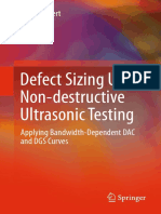 Defect Sizing Using Non-Destructive Ultrasonic Testing: Wolf Kleinert