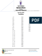 EsP 6 Answer Key in Surigao del Sur