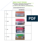 Daftar Inventaris Spillkit Rumah Sakit Rizani