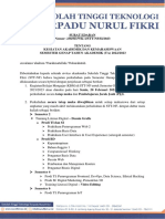 Surat Edaran Nomor: 238/SE/WK-1/STT-NF/II/2023 Tentang Kegiatan Akademik Dan Kemahasiswaan Semester Genap Tahun Akademik (Ta) 2022/2023