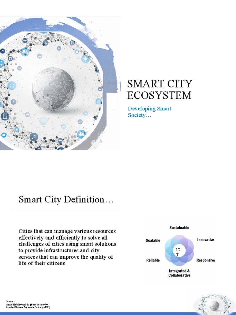 Smart City Ecosystem Pdf Infrastructure Economies