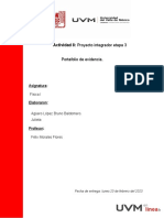 Actividad 8: Proyecto Integrador Etapa 3: Portafolio de Evidencia