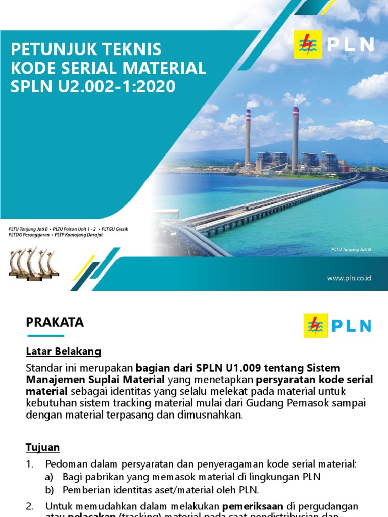 Kode Serial Material Tiang Listrik | PDF
