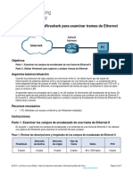 Laboratorio: Utilice Wireshark para Examinar Tramas de Ethernet Topología