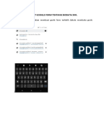 Tutorial Membuat Google Form Tentang Biodata Diri
