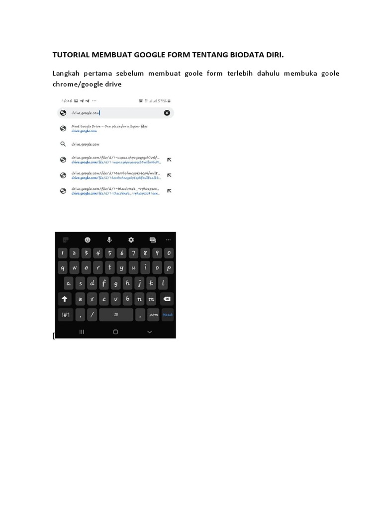 Tutorial Membuat Google Spreadsheet