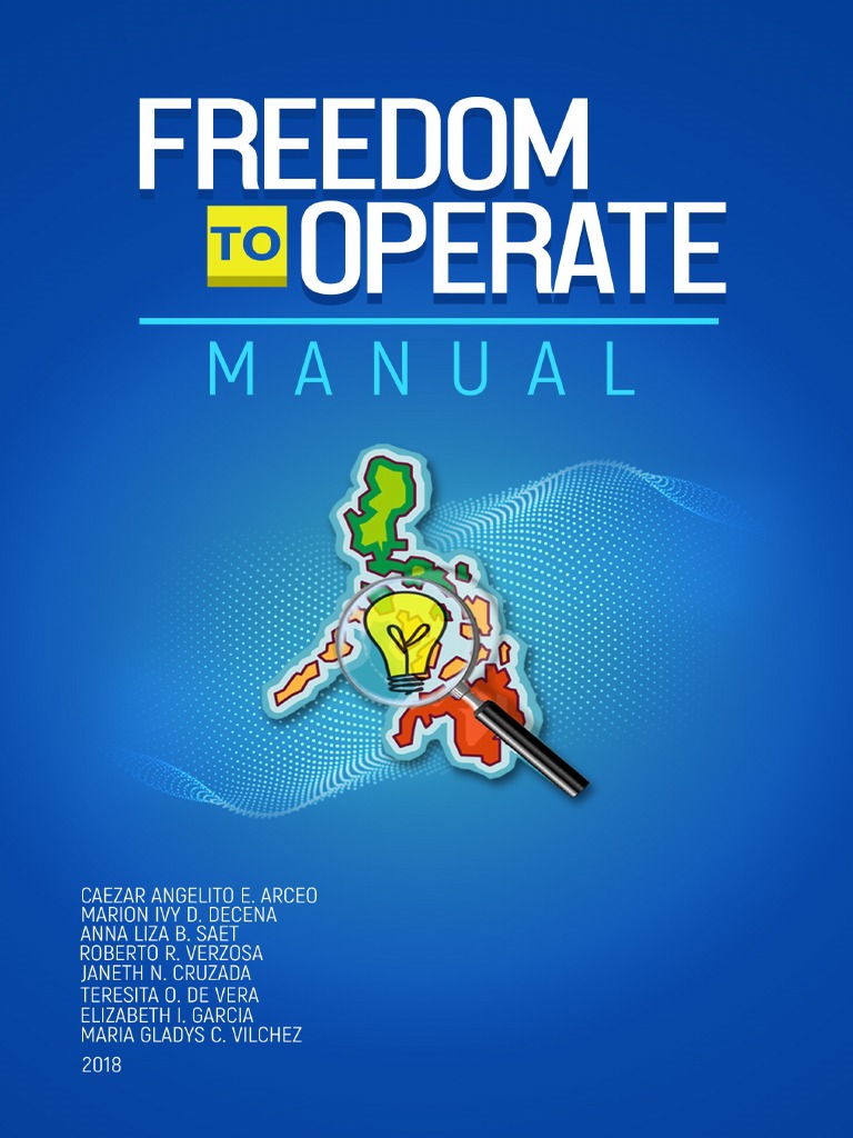 FTO Manual e Book PDF PDF Patent Infringement Patent Claim