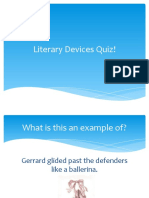 Literary Devices Quiz