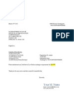 Department of Authentications-Cover Letter - (Docx - Template)