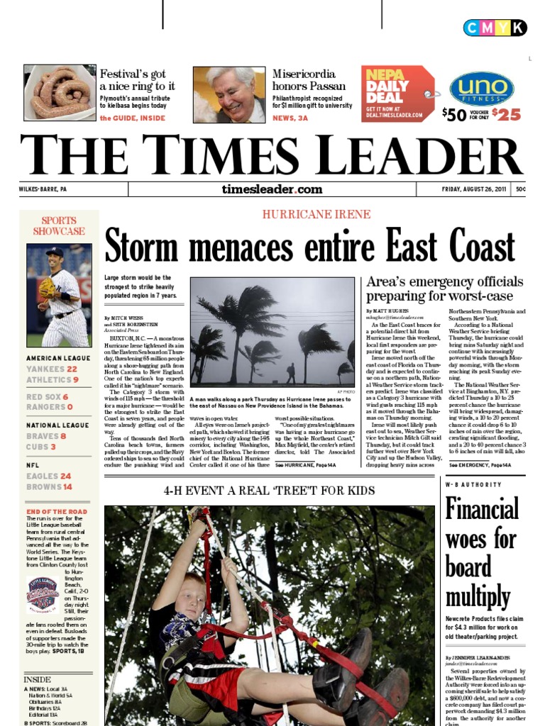 He Imes Eader: Storm Menaces Entire East Coast, PDF, Crime Thriller