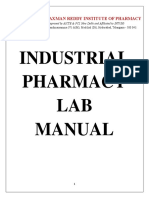 Industrial Pharmacy Lab Manual