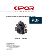 KIPOR - Manuel du moteur diesel multicylindre