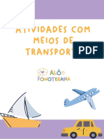 Atividade Com Meios de Transporte