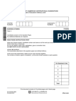 University of Cambridge International Examinations General Certificate of Education Ordinary Level