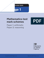 ks1 Mathematics 2019 Marking Scheme