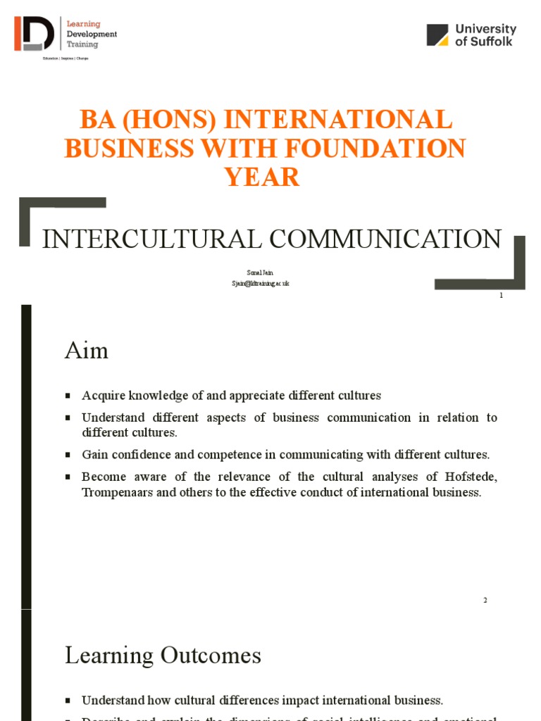 Intercultural Communication in Business | PDF | Motivation | Motivational