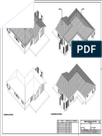 Vigas a la vista y cielo falso en proyecto de vivienda unifamiliar