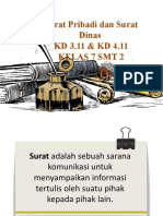 KD 3.11 Dan 4.11 Surat Pribadi Dan Dinas