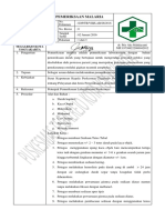 SOP Pemeriksaan Malaria