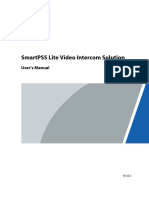 Smartpss Lite Video Intercom Solution: User'S Manual