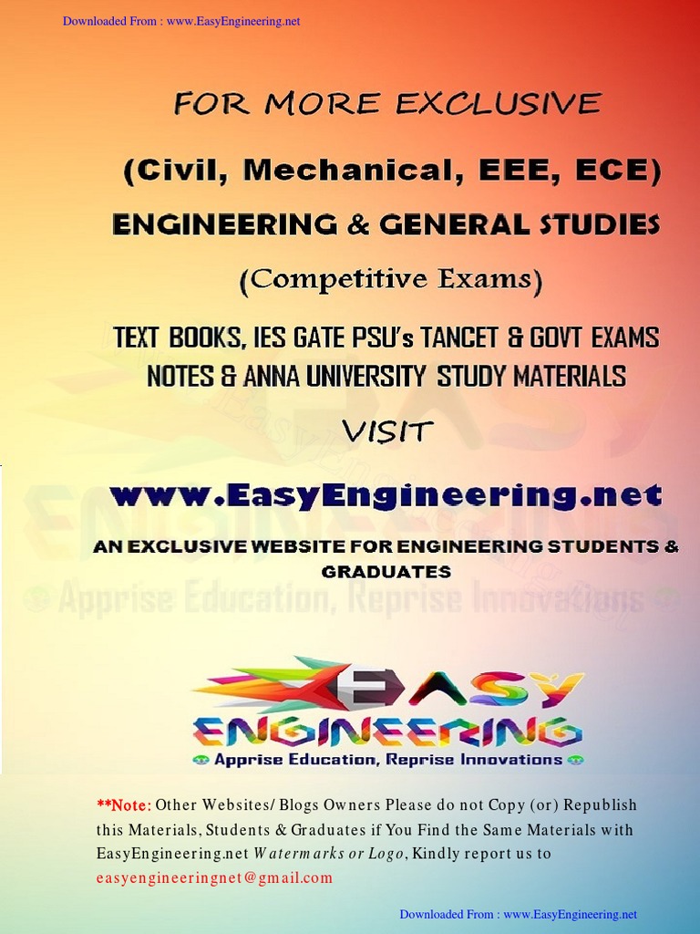 Easy Engineering Notes - Unit 1 | PDF