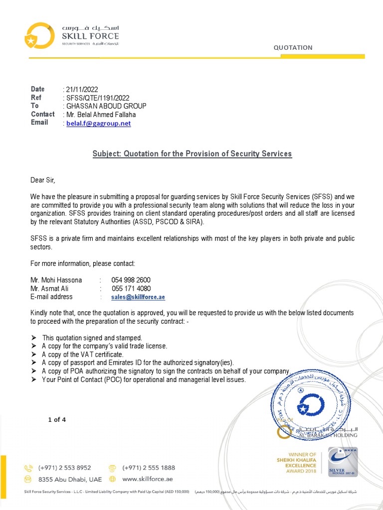 1191 intelligence overview