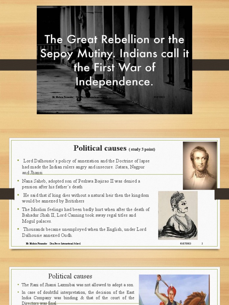 Causes and Leaders of 1857 Revolt | PDF | Indian Rebellion Of 1857 ...
