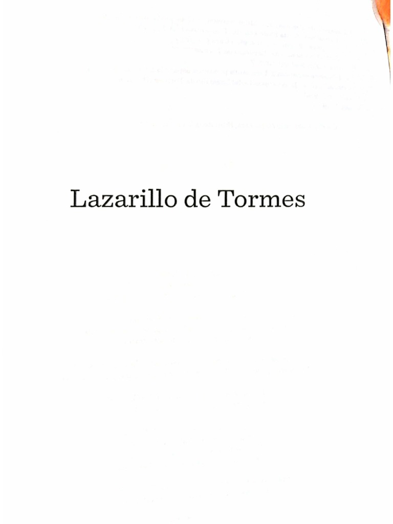 Lazarillo de Tormes PDF | PDF