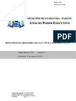 Convocação Concurso Público Guaratuba cargos diversos