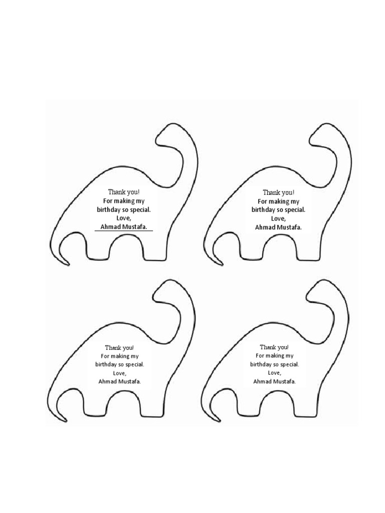 dino printout | PDF