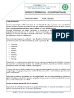 Treinamento sobre uso de adornos no trabalho